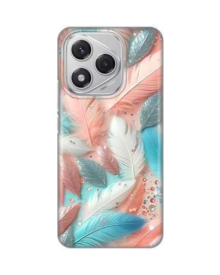 Torbica Silikonska Print za Honor 400 Lite Pastel Feathers