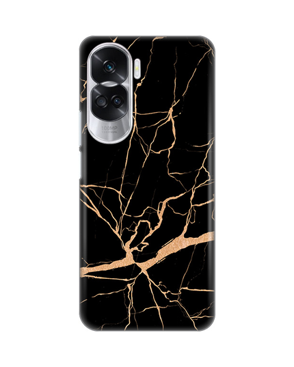Torbica Silikonska Print za Honor 90 Lite All Black