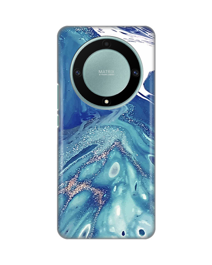 Torbica Silikonska Print za Honor Magic 5 Lite Blue Marble