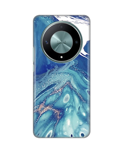 Torbica Silikonska Print za Honor Magic 6 Lite Blue Marble