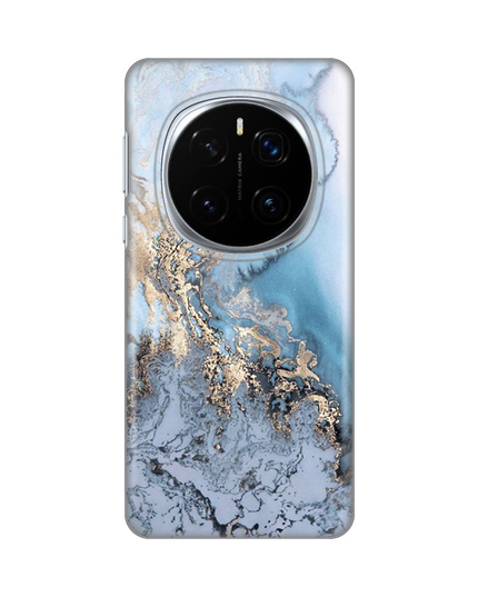 Torbica Silikonska Print za Honor Magic 7 Pro Blue Gold Marble