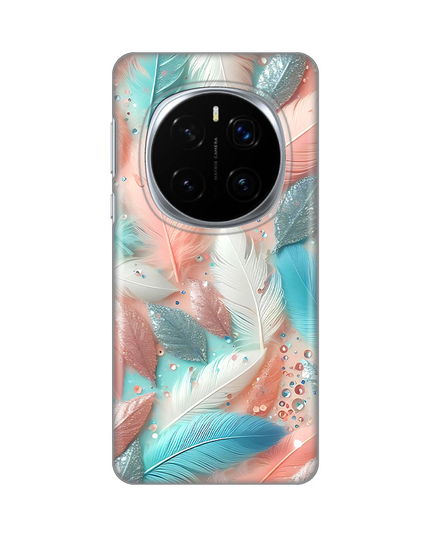 Torbica Silikonska Print za Honor Magic 7 Pro Pastel Feathers