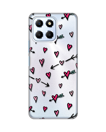 Torbica Silikonska Print Skin za Honor X6 Heart Pattern