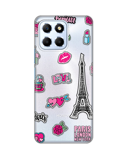 Torbica Silikonska Print Skin za Honor X6 Love Paris