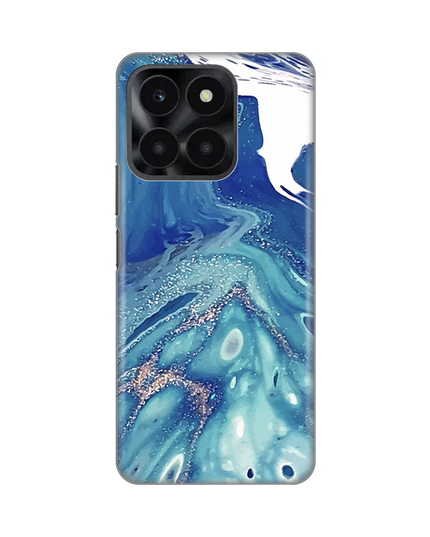 Torbica Silikonska Print za Honor X6a Blue Marble