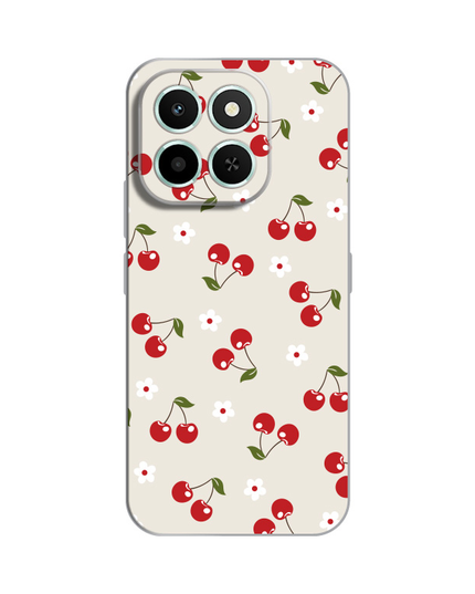 Maska Silikonska Print za Honor X6c Cherry and Flowers