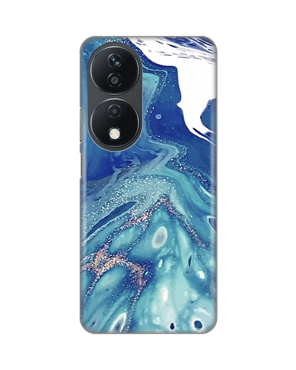 Torbica Silikonska Print za Honor X7b Blue Marble
