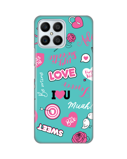 Torbica Silikonska Print za Honor X8 Love
