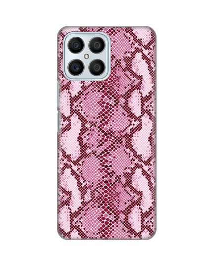 Torbica Silikonska Print za Honor X8 Pink Snake