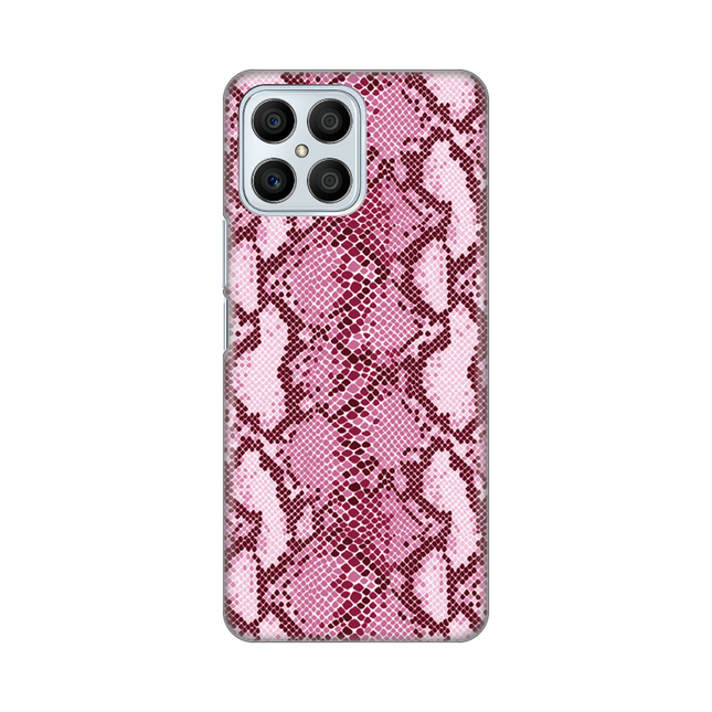 Torbica Silikonska Print za Honor X8 Pink Snake