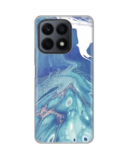 Torbica Silikonska Print za Honor X8a Blue Marble