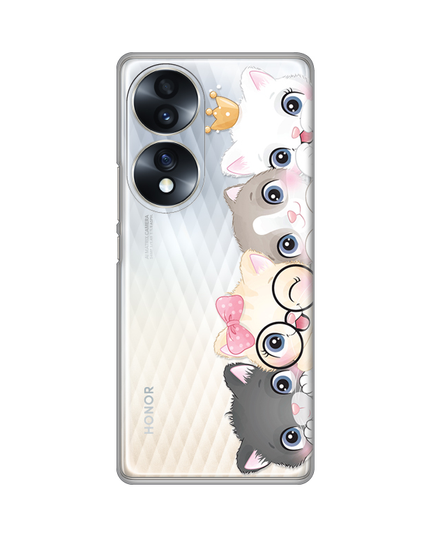 Torbica Silikonska Print Skin za Huawei Honor 70 Cats