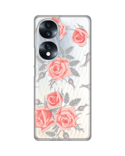 Torbica Silikonska Print Skin za Huawei Honor 70 Elegant Roses