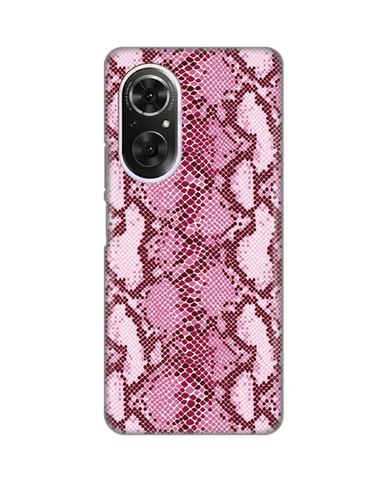 Torbica Silikonska Print za Huawei Nova 9 SE/Honor 50 SE Pink Snake