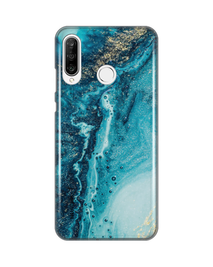 Torbica Silikonska Print za Huawei P30 Lite Pretty Marble