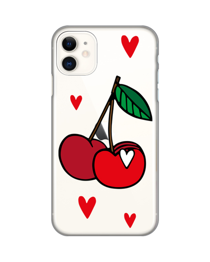 Torbica Silikonska Print za iPhone 11 6.1 Cherry