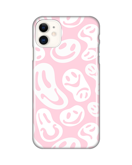 Torbica Silikonska Print za iPhone 11 6.1 Pink Smiles