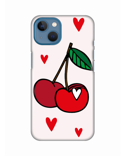 Torbica Silikonska Print za iPhone 13 6.1 Cherry