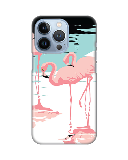 Torbica Silikonska Print za iPhone 13 Pro 6.1 Pink Flamingos