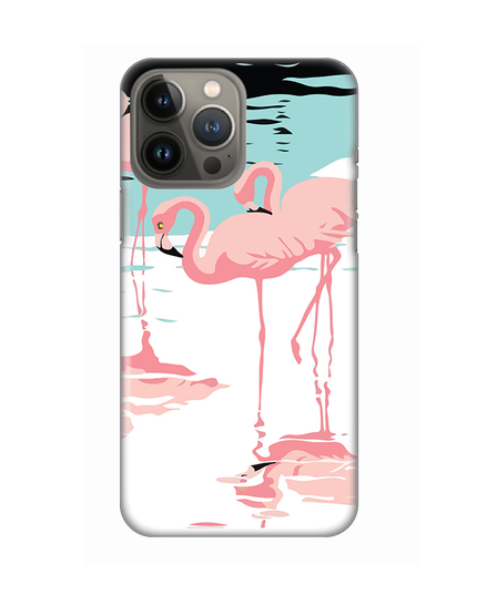 Torbica Silikonska Print za iPhone 13 Pro Max 6.7 Pink Flamingos
