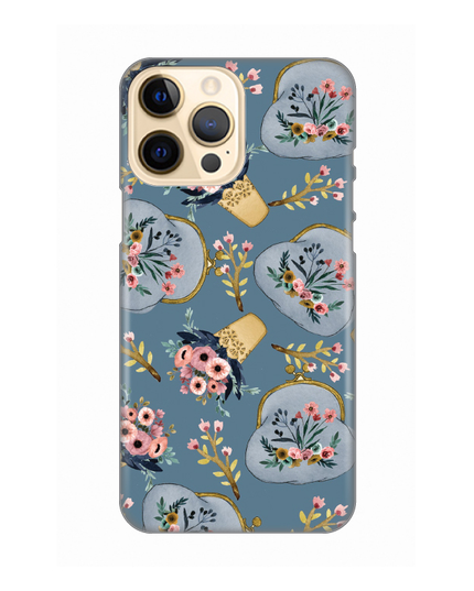 Torbica Silikonska Print za iPhone 13 Pro Max 6.7 Retro Blue