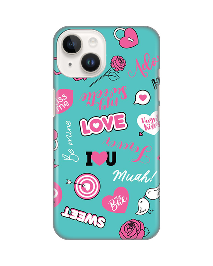 Torbica Silikonska Print za iPhone 14 6.1 Love