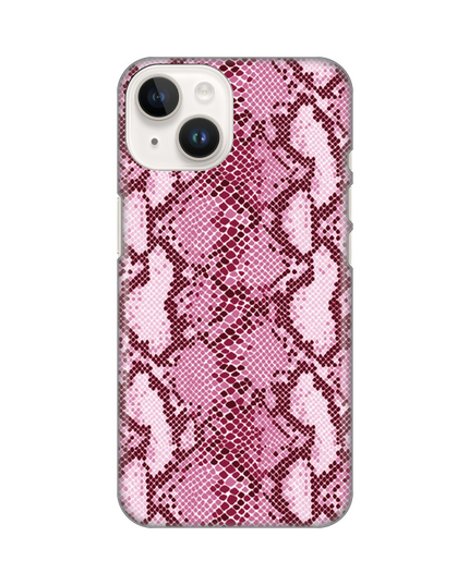 Torbica Silikonska Print za iPhone 14 6.1 Pink Snake