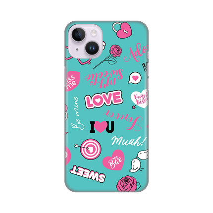 Torbica Silikonska Print za iPhone 14 Plus 6.7 Love
