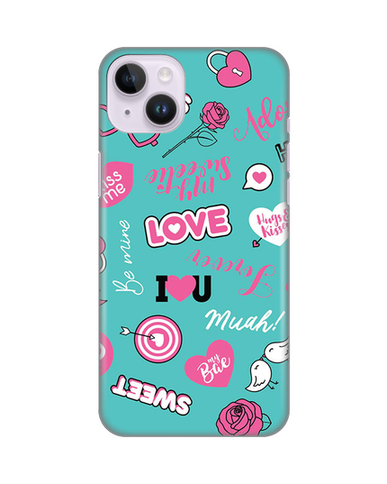 Torbica Silikonska Print za iPhone 14 Plus 6.7 Love