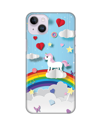 Torbica Silikonska Print za iPhone 14 Plus 6.7 Unicorn