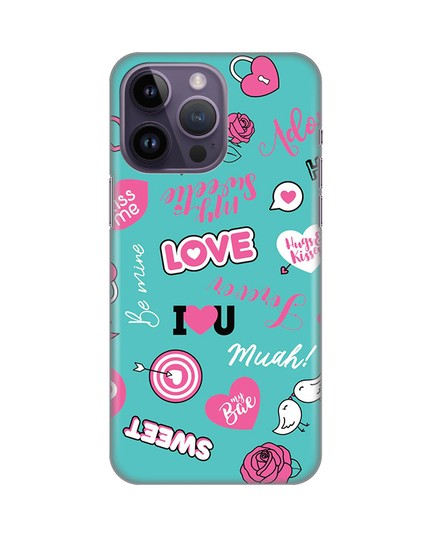Torbica Silikonska Print za iPhone 14 Pro Max 6.7 Love
