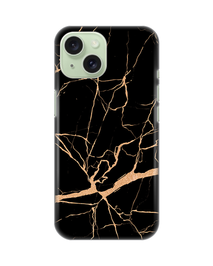 Torbica Silikonska Print za iPhone 15 6.1 All Black