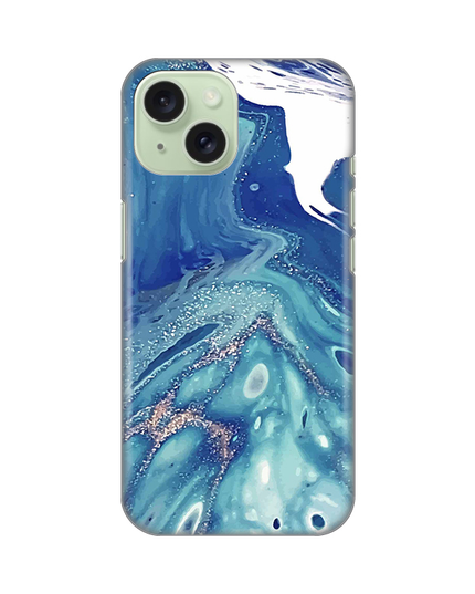 Torbica Silikonska Print za iPhone 15 6.1 Blue Marble