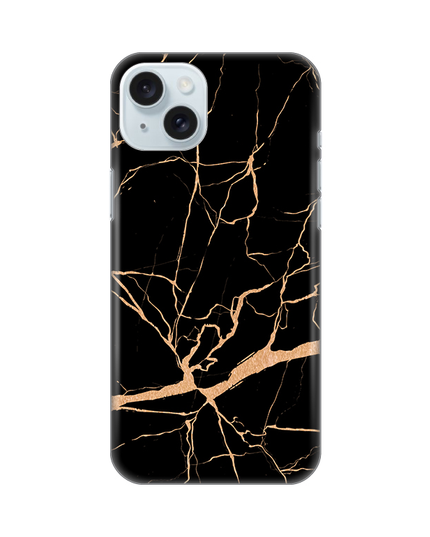 Torbica Silikonska Print za iPhone 15 Plus 6.7 All Black