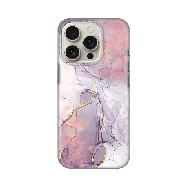 Torbica Silikonska Print za iPhone 16 Pro 6.3 Pink Marble