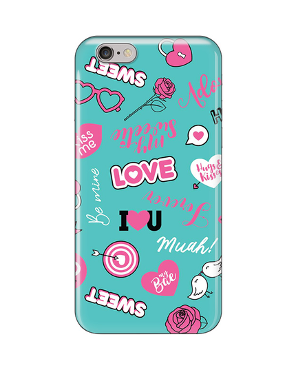 Torbica silikonska Print za iPhone 6/6S Love
