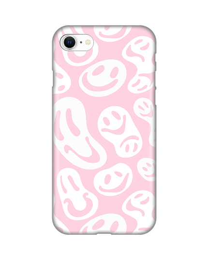 Torbica Silikonska Print za iPhone 7/8/SE 2020/2022 Pink Smiles