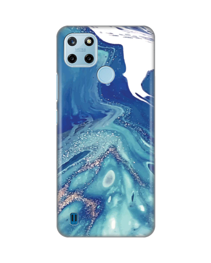 Torbica Silikonska Print za Realme C21Y/C25Y Blue Marble