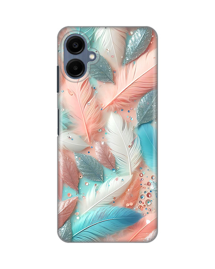 Torbica Silikonska Print za Samsung A065F Galaxy A06 Pastel Feathers