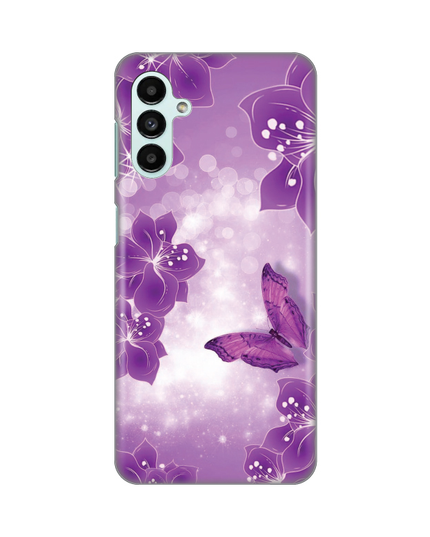 Torbica Silikonska Print za Samsung A136B/A047F Galaxy A13 5G/A04s Butterfly And Flowers