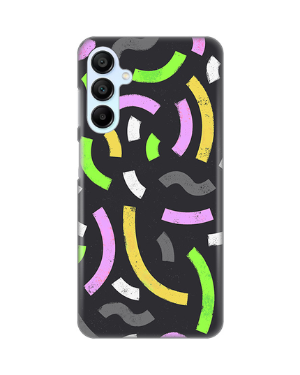 Torbica Silikonska Print za Samsung A156B Galaxy A15 5G Happy Lines gray