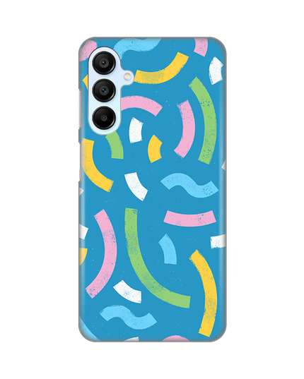 Torbica Silikonska Print za Samsung A156B Galaxy A15 5G Happy Lines blue