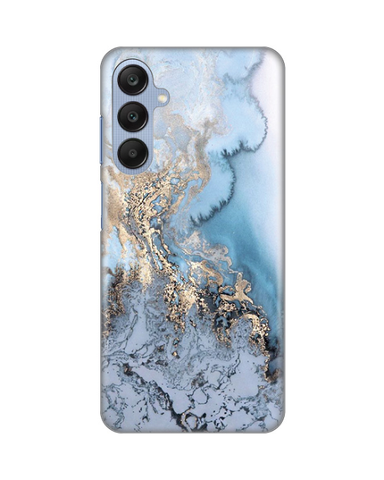Torbica Silikonska Print za Samsung A256B Galaxy A25 5G Blue Gold Marble