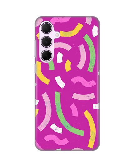 Torbica Silikonska Print za Samsung A356B Galaxy A35 5G Happy Lines