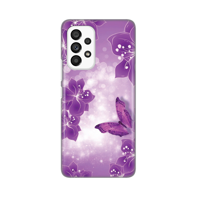 Torbica Silikonska Print za Samsung A536B Galaxy A53 5G Butterfly And Flowers
