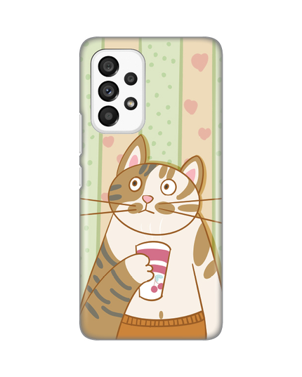 Torbica Silikonska Print za Samsung A536B Galaxy A53 5G Cool Cat