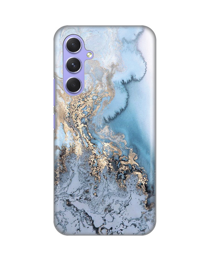 Torbica Silikonska Print za Samsung A546B Galaxy A54 5G Blue Gold Marble