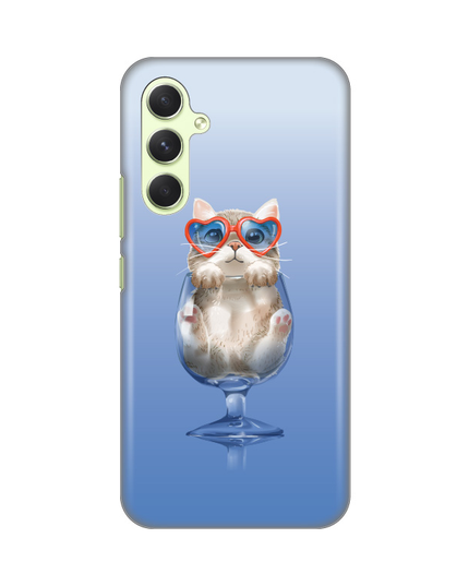 Torbica Silikonska Print za Samsung A546B Galaxy A54 5G Funny Cat