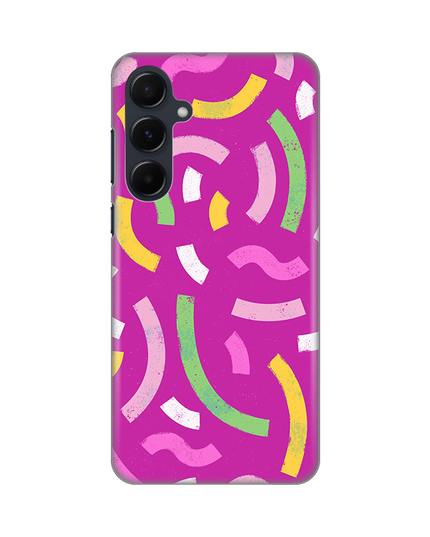 Torbica Silikonska Print za Samsung A556B Galaxy A55 5G Happy Lines