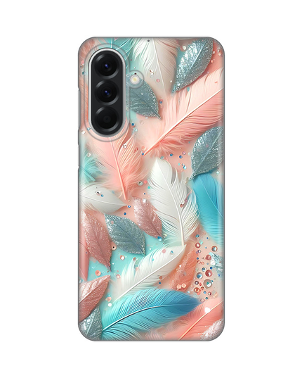 Torbica Silikonska Print za Samsung A566B Galaxy A56 5G Pastel Feathers